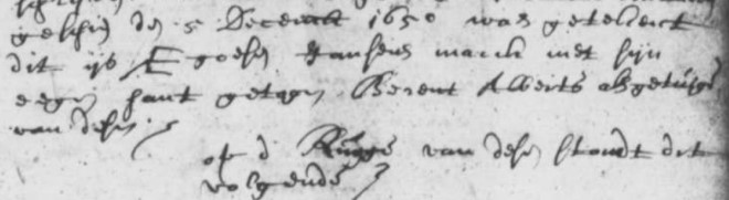 Afbeelding akte Gosen Jans